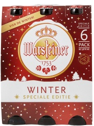 Warsteiner Winter  set van 6 flesjes a 0,33 liter 
